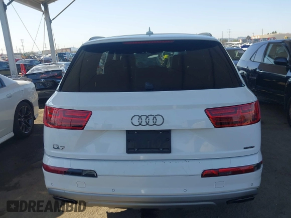 2019 Audi Q7 Premium with VIN WA1AAAF70KD037387, listed as a IAAI auction lot 41966996 with 93,245 mi miles and . Bid and sale history available at DreamBid. Image 17.