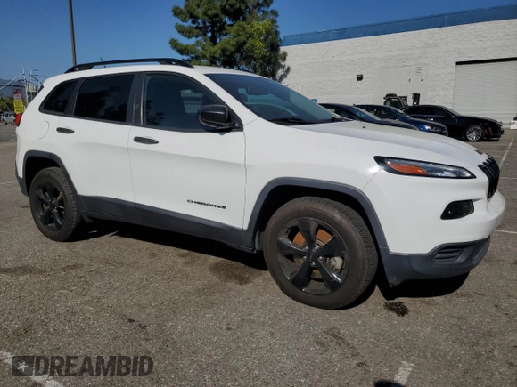 2017 Jeep Cherokee Sport with VIN 1C4PJMAS4HW628347, listed as a Copart auction lot 52461225 with 114,045 mi miles and Clean Title. Bid and sale history available at carsss.com. Image 4.