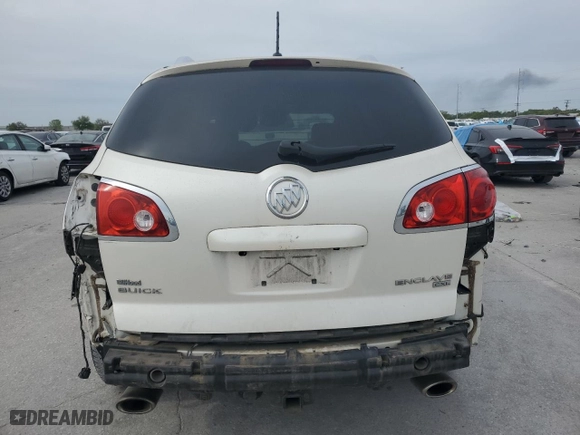 2010 Buick Enclave CXL w/1XL with VIN 5GALRBED9AJ171496, listed as a Copart auction lot 50539435 with 0 mi miles and Salvage Title. Bid and sale history available at carsss.com. Image 6.