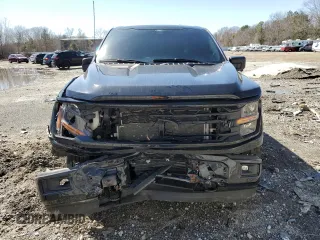 2024 Ford F-150 XLT with VIN 1FTFW3LD5RFB53704, listed as a Copart auction lot 49791305 with 5,972 mi miles and Salvage Title. Bid and sale history available at carsss.com. Image 5.