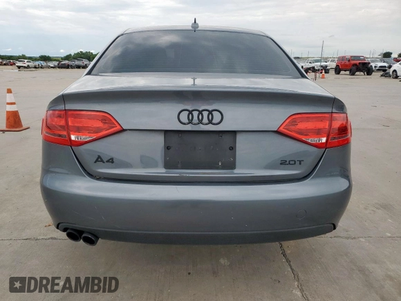 2012 Audi A4 Premium с VIN WAUAFAFL5CN016922, выставлен на аукционе Copart как лот 58787975 с пробегом Не указан миль и Чистый • Clean title. История ставок и продаж доступна на DreamBid. Изображение 6.