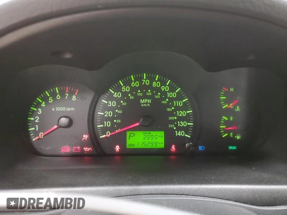2005 Kia Spectra LX with VIN KNAFE121655148281, listed as a Copart auction lot 76677864 with 115,299 mi miles and Clean Title. Bid and sale history available at carsss.com. Image 9.