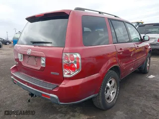 2006 Honda Pilot EX-L with RES with VIN 5FNYF18626B022642, listed as a IAAI auction lot 41115722 with 283,756 mi miles. Bid and sale history available at carsss.com. Image 4.