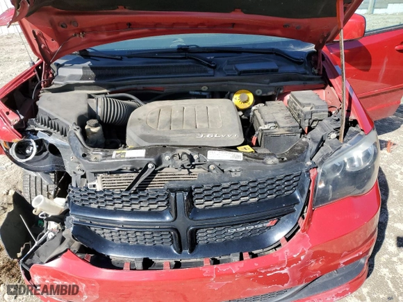 2016 Dodge Grand Caravan American Value Pkg with VIN 2C4RDGBG9GR219957, listed as a Copart auction lot 45212515 with 189,743 mi miles and Salvage Title. Bid and sale history available at carsss.com. Image 12.