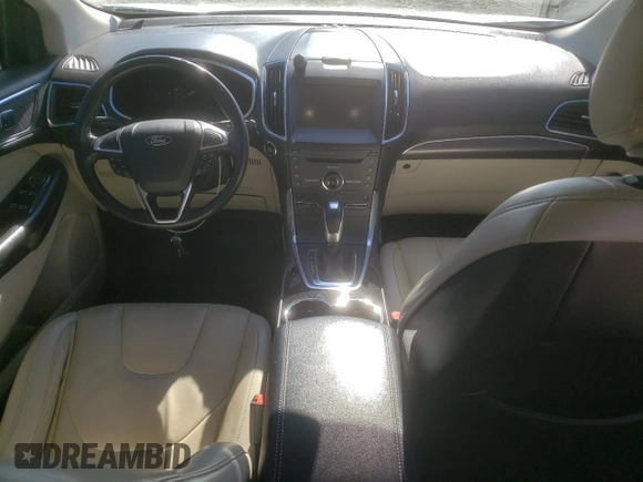 2016 Ford Edge Titanium with VIN 2FMPK4K98GBB23514, listed as a Copart auction lot 46593605 with 165,546 mi miles and Salvage Title. Bid and sale history available at carsss.com. Image 8.