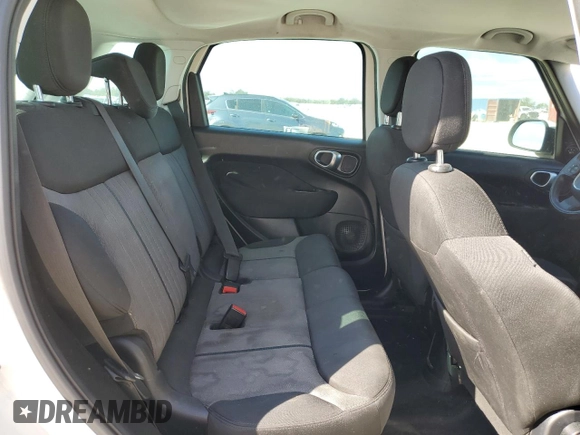 2017 FIAT 500L Pop with VIN ZFBCFAAH8HZ038656, listed as a Copart auction lot 86738564 with 105,079 mi miles and Non Repairable. Bid and sale history available at carsss.com. Image 10.