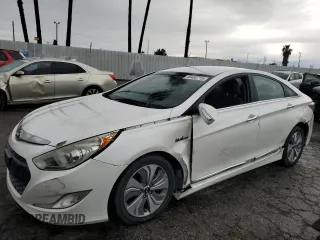 2013 Hyundai Sonata Limited with VIN KMHEC4A41DA096870, listed as a Copart auction lot 48492715 with 127,184 mi miles and Salvage Title. Bid and sale history available at carsss.com. Image 1.