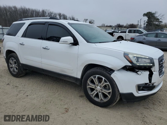 2016 GMC Acadia SLT with VIN 1GKKRRKD7GJ333128, listed as a Copart auction lot 47229555 with 143,688 mi miles and Salvage Title. Bid and sale history available at carsss.com. Image 4.