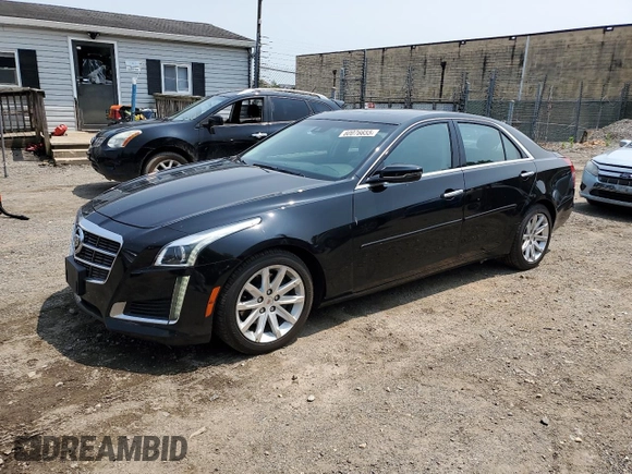 2014 Cadillac CTS Luxury AWD with VIN 1G6AX5SXXE0120681, listed as a Copart auction lot 60076655 with 99,552 mi miles and Salvage title. Bid and sale history available at DreamBid. Image 1.