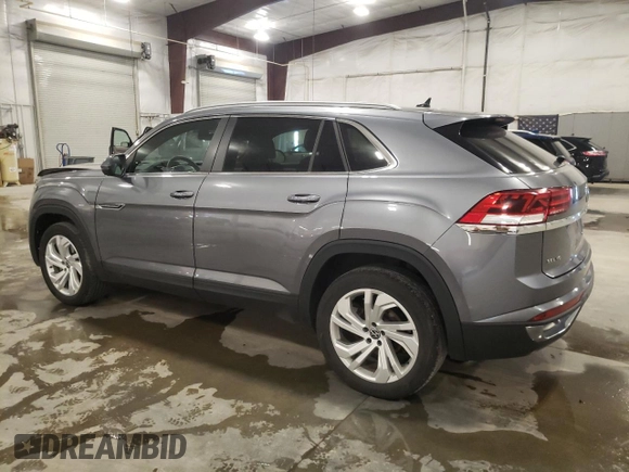 2021 Volkswagen Atlas SEL with VIN 1V2BE2CA1MC220695, listed as a Copart auction lot 55622425 with 48,636 mi miles and Salvage title. Bid and sale history available at DreamBid. Image 2.