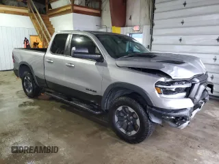 2019 Ram 1500 Rebel z VIN 1C6SRFET4KN725120, wystawiony jako Copart lot #84339724 z przebiegiem 119 075 mil mil oraz Szkoda całkowita • Salvage title. Historia ofert i sprzedaży dostępna na DreamBid. Obrazek 4.