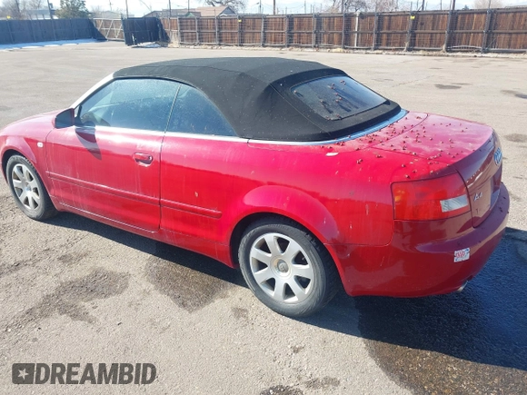 2005 Audi A4 3.0L with VIN WAUDT48HX5K003992, listed as a IAAI auction lot 41457976 with 129,271 mi miles. Bid and sale history available at carsss.com. Image 3.