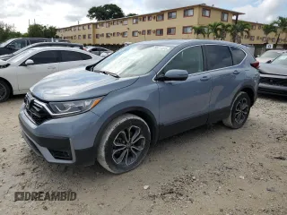 2022 Honda CR-V EX-L with VIN 2HKRW2H83NH637809, listed as a Copart auction lot 56417415 with 33,707 mi miles and Salvage title. Bid and sale history available at DreamBid. Image 1.