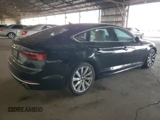 2018 Audi A5 Sportback Prestige with VIN WAUCNCF52JA049969, listed as a Copart auction lot 89395685 with 81,274 mi miles and Salvage Title. Bid and sale history available at carsss.com. Image 3.