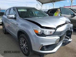 2016 Mitsubishi Outlander Sport 2.0 ES with VIN JA4AP3AUXGZ049077, listed as a IAAI auction lot 41679521 with 93,027 mi miles. Bid and sale history available at carsss.com. Image 1.