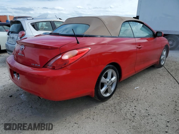 2005 Toyota Solara SE with VIN 4T1FA38P75U064557, listed as a Copart auction lot 75430144 with 58,316 mi miles and Non Repairable. Bid and sale history available at DreamBid. Image 3.