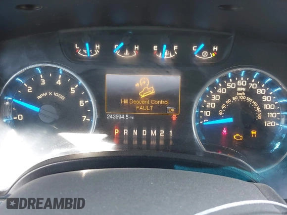 2014 Ford F-150 XL with VIN 1FTFW1ET9EFB84148, listed as a IAAI auction lot 41718273 with 242,594 mi miles and . Bid and sale history available at carsss.com. Image 7.