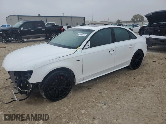 2013 Audi S4 Prestige with VIN WAUKGAFL6DA192503, listed as a Copart auction lot 82304814 with 120,523 mi miles and Salvage Title. Bid and sale history available at carsss.com. Image 1.