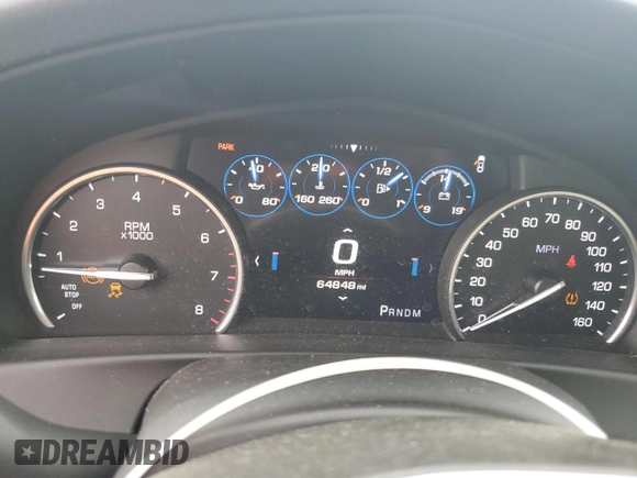 2016 Cadillac CT6 AWD with VIN 1G6KB5RS9GU166088, listed as a Copart auction lot 62587165 with 64,848 mi miles and Salvage title. Bid and sale history available at DreamBid. Image 9.