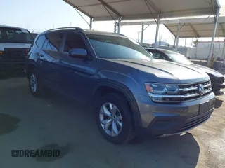 2018 Volkswagen Atlas S with VIN 1V2AP2CA2JC599675, listed as a IAAI auction lot 42527327 with 84,445 mi miles and . Bid and sale history available at DreamBid. Image 1.