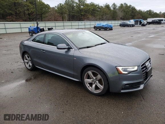 2016 Audi A5 Premium with VIN WAUD2AFR8GA026063, listed as a Copart auction lot 41074883 with 62,579 mi miles and Non repairable. Bid and sale history available at DreamBid. Image 4.