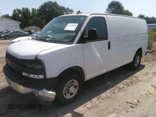 2021 Chevrolet Express Cargo with VIN 1GCWGAFP1M1244868, listed as a IAAI auction lot 42578406 with 62,764 mi miles and . Bid and sale history available at DreamBid. Image 17.