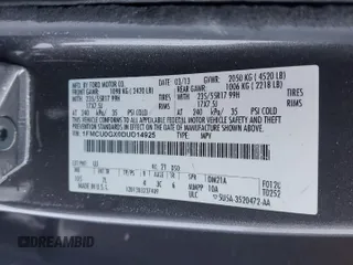 2013 Ford Escape SE with VIN 1FMCU0GX0DUD14925, listed as a Copart auction lot 89111075 with 153,194 mi miles and Salvage Title. Bid and sale history available at carsss.com. Image 13.