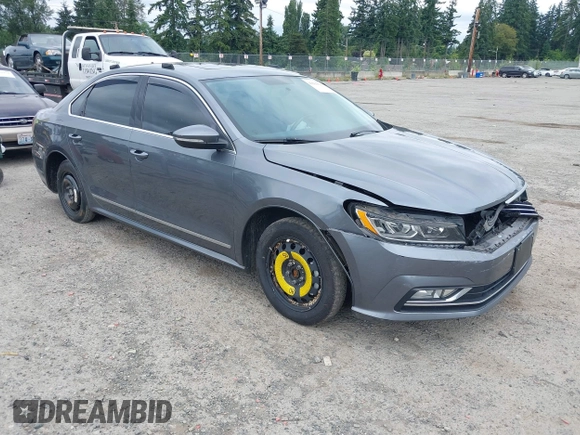 2017 Volkswagen Passat SE with VIN 1VWBT7A30HC037641, listed as a IAAI auction lot 42561616 with 119,614 mi miles and . Bid and sale history available at DreamBid. Image 1.