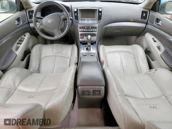 2012 Infiniti G25 Sedan Journey with VIN JN1DV6AP0CM810214, listed as a Copart auction lot 45651475 with 0 mi miles and Salvage Title. Bid and sale history available at carsss.com. Image 8.