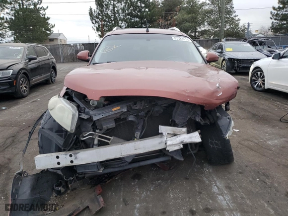 2007 Infiniti FX35 with VIN JNRAS08WX7X208198, listed as a Copart auction lot 82324114 with 0 mi miles and Salvage Title. Bid and sale history available at carsss.com. Image 5.