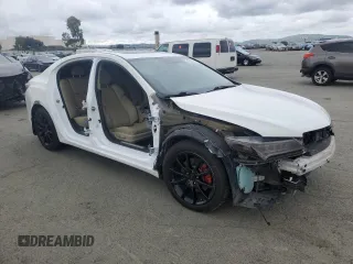 2015 Acura TLX V6 Advance with VIN 19UUB2F74FA025015, listed as a Copart auction lot 47667405 with 94,506 mi miles and Salvage Title. Bid and sale history available at carsss.com. Image 4.
