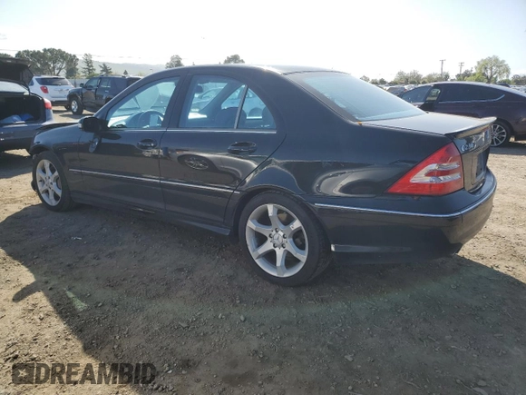 2007 Mercedes-Benz C 230 Sport with VIN WDBRF52H87F857260, listed as a Copart auction lot 51708465 with 157,435 mi miles and Salvage Title. Bid and sale history available at DreamBid. Image 2.