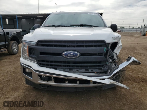 2018 Ford F-150 XL with VIN 1FTEW1E50JFC65370, listed as a Copart auction lot 59222655 with 213,487 mi miles and Salvage title. Bid and sale history available at DreamBid. Image 5.