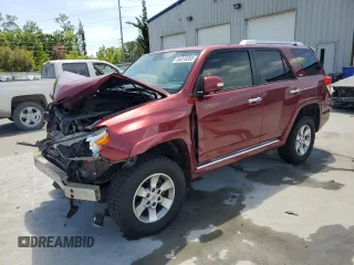 2013 Toyota 4Runner SR5 with VIN JTEBU5JR5D5113051, listed as a Copart auction lot 54318265 with 172,575 mi miles and Salvage title. Bid and sale history available at DreamBid. Image 1.