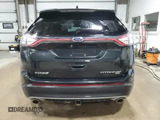 2015 Ford Edge Titanium with VIN 2FMTK4K85FBB92262, listed as a Copart auction lot 46539905 with 110,973 mi miles and Salvage Title. Bid and sale history available at carsss.com. Image 6.