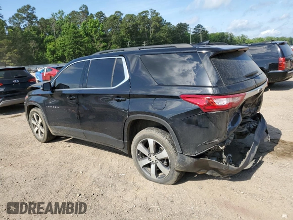 2020 Chevrolet Traverse LT with VIN 1GNERHKW2LJ300026, listed as a Copart auction lot 57171145 with 57,099 mi miles and Salvage title. Bid and sale history available at DreamBid. Image 2.