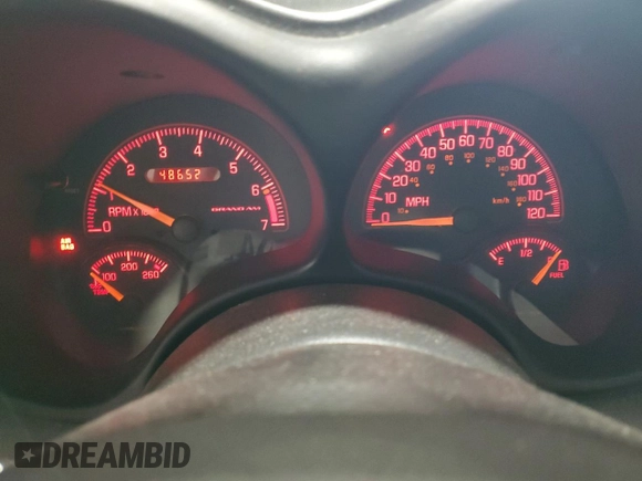 2004 Pontiac Grand Am SE with VIN 1G2NE52F94C180674, listed as a Copart auction lot 82090394 with 48,652 mi miles and Salvage Title. Bid and sale history available at carsss.com. Image 9.