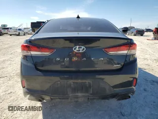 2018 Hyundai Sonata Sport with VIN 5NPE34AF3JH615833, listed as a Copart auction lot 45702425 with 63,522 mi miles and Salvage Title. Bid and sale history available at carsss.com. Image 6.