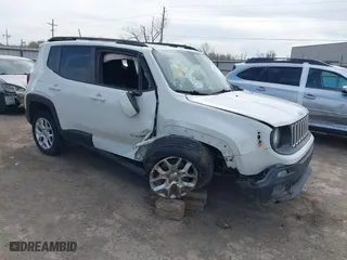 2017 Jeep Renegade Altitude with VIN ZACCJBBB2HPE57919, listed as a IAAI auction lot 41803327 with 142,912 mi miles. Bid and sale history available at carsss.com. Image 1.