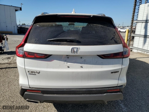 2025 Honda CR-V Hybrid Sport with VIN 7FARS5H50SE013810, listed as a Copart auction lot 81971504 with 1,148 mi miles and Salvage Title. Bid and sale history available at carsss.com. Image 6.