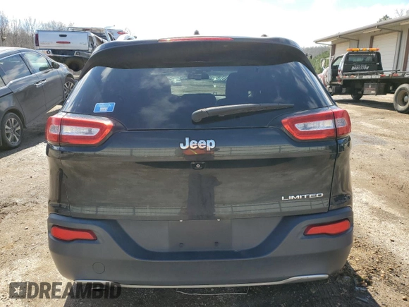 2014 Jeep Cherokee Limited with VIN 1C4PJLDB6EW261579, listed as a Copart auction lot 46664995 with 156,576 mi miles and Salvage Title. Bid and sale history available at carsss.com. Image 6.
