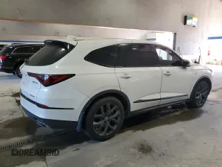 2024 Acura MDX w/A-Spec Package with VIN 5J8YE1H00RL163789, listed as a Copart auction lot 76515484 with 23,325 mi miles and Salvage Title. Bid and sale history available at carsss.com. Image 3.