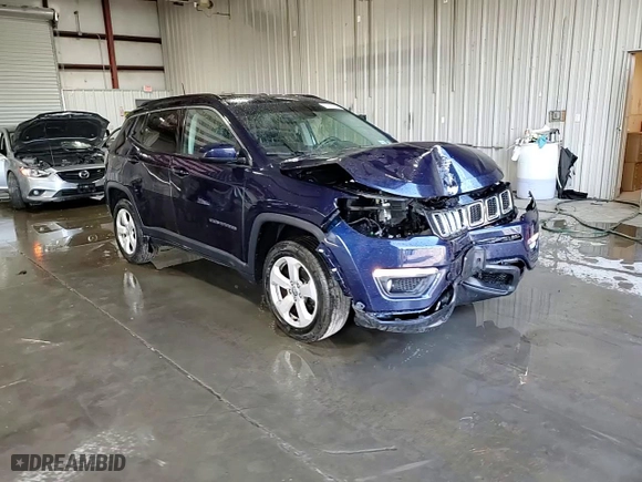 2018 Jeep Compass Latitude with VIN 3C4NJDBB4JT250046, listed as a Copart auction lot 76878004 with 100,044 mi miles and Salvage Title. Bid and sale history available at carsss.com. Image 15.