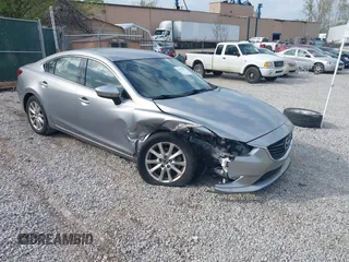 2015 Mazda Mazda6 i Sport with VIN JM1GJ1U62F1173991, listed as a IAAI auction lot 42019177 with 96,524 mi miles. Bid and sale history available at carsss.com. Image 1.