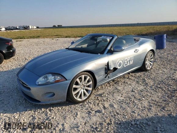 2007 Jaguar XK with VIN SAJWA44BX75B09612, listed as a Copart auction lot 75139114 with 86,094 mi miles and Salvage Title. Bid and sale history available at carsss.com. Image 1.