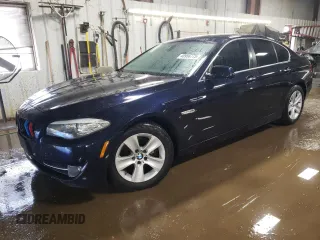 2011 BMW 5 Series 528i with VIN WBAFR1C54BC673353, listed as a Copart auction lot 48956775 with 115,359 mi miles and Salvage Title. Bid and sale history available at carsss.com. Image 1.