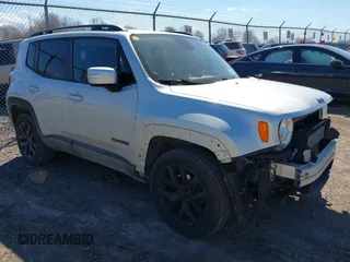 2017 Jeep Renegade Altitude with VIN ZACCJBBB7HPG05515, listed as a IAAI auction lot 42080236 with 109,462 mi miles. Bid and sale history available at carsss.com. Image 1.
