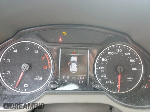 2012 Audi Q5 Premium Plus with VIN WA1DKAFP0CA136790, listed as a Copart auction lot 54341785 with 94,101 mi miles and Salvage title. Bid and sale history available at DreamBid. Image 9.