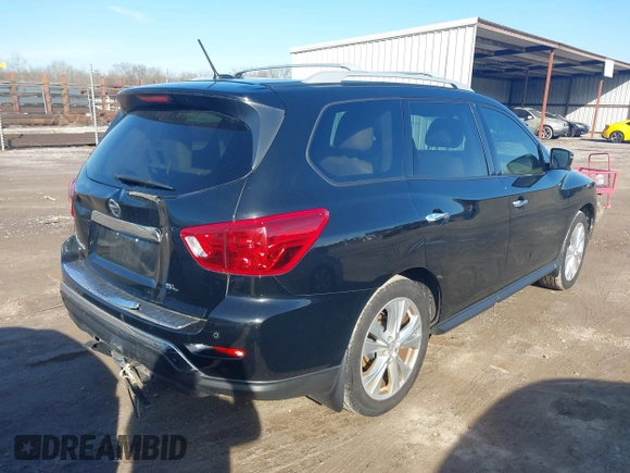 2018 Nissan Pathfinder S with VIN 5N1DR2MN0JC675254, listed as a IAAI auction lot 41492432 with 66,571 mi miles and . Bid and sale history available at DreamBid. Image 4.