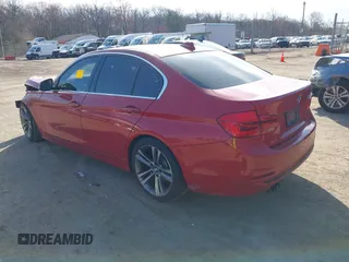 2017 BMW 3 Series 330i with VIN WBA8B9C32HK884916, listed as a IAAI auction lot 41877184 with 118,854 mi miles. Bid and sale history available at carsss.com. Image 3.